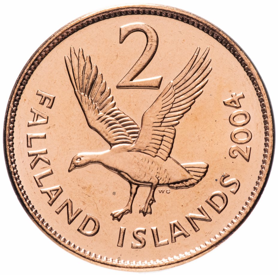 купить Фолклендские острова 2 пенса (pence) 2004