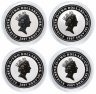 Купить Острова Кука 2 доллара набор из 4 монет 2007 Proof «Шерлок Холмс - Артур Конан Дойл - Детектив Фильм» в футляре с сертификатом