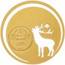 Купить Монголия 500 тугриков 2017 "Олень", в футляре с сертификатом