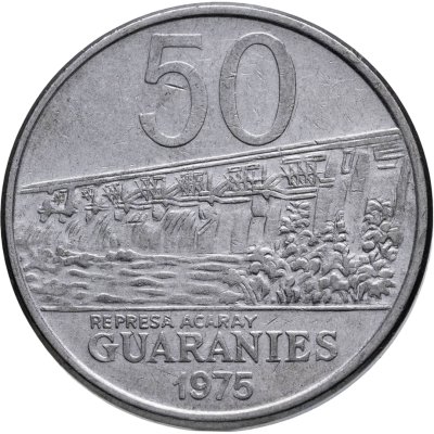 купить Парагвай 50 гуарани (guaranies) 1975