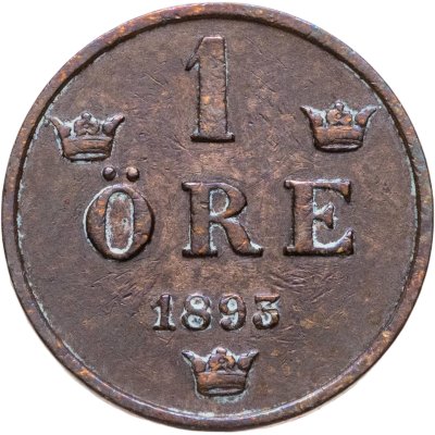 купить Швеция 1 эре (ore) 1893