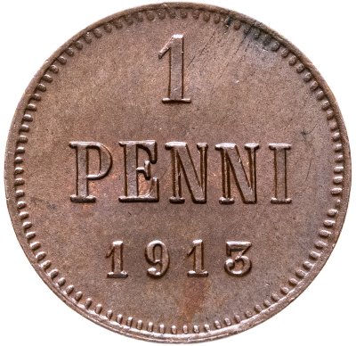 купить 1 пенни (penny) 1913 Российская Финляндия