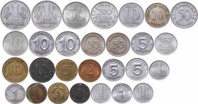 купить Германия набор из 28 монет 1876-1989