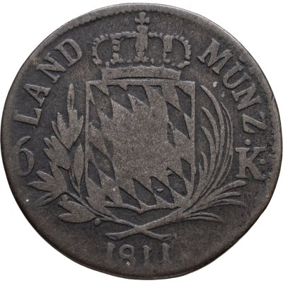 купить Бавария 6 крейцеров 1811