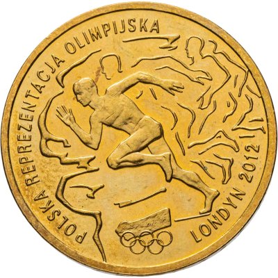 купить Польша 2 злотых 2012 "XXX летние Олимпийские Игры, Лондон 2012"