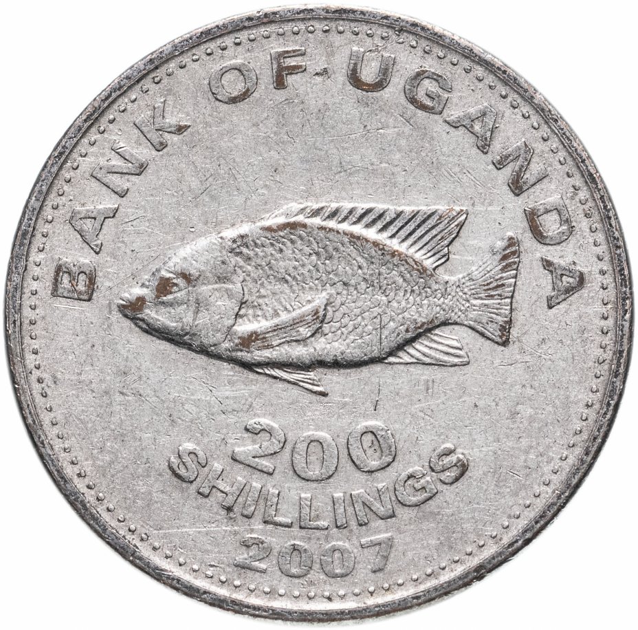 купить Уганда 200 шиллингов (shillings) 2007-2015, случайная дата