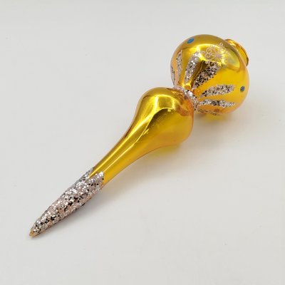 купить Игрушка елочная "Пика" (навершие/наконечник на елку), стекло, СССР, 1980-1990 гг.