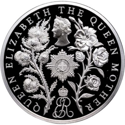 купить Великобритания 2 фунта 2025 "Королева Елизавета, королева-мать" в футляре с сертификатом
