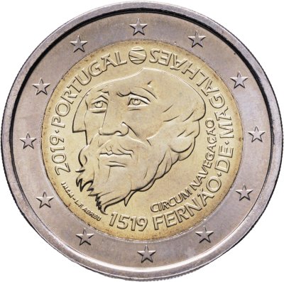 купить Португалия 2 евро (euro) 2019 500 лет кругосветному плаванию Магеллана