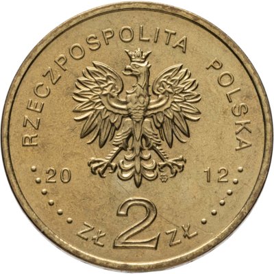 купить Польша 2 злотых (zlote) 2012 Чемпионат Европы по футболу 2012