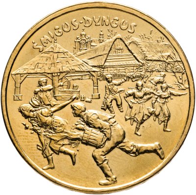 купить Польша 2 злотых 2003 "Поливальный понедельник (Śmigus-dyngus)"