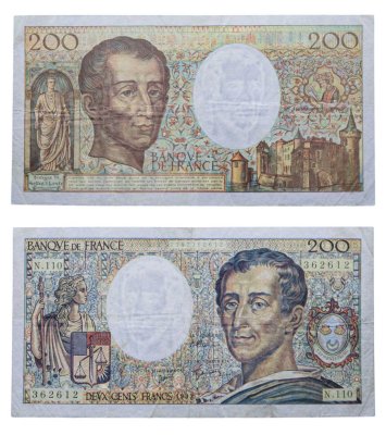 купить Франция 200 франков 1992 (Montesquieu, барон де Монтескьё)