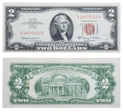 купить США 2 доллара 1963 года (Pick 382a)