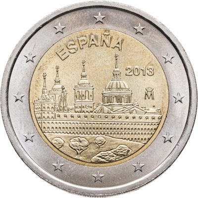 купить Испания 2 евро (euro) 2013 El Escorial (монастырь Эскориал)