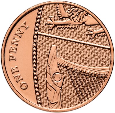 купить Великобритания 1 пенни (penny) 2011