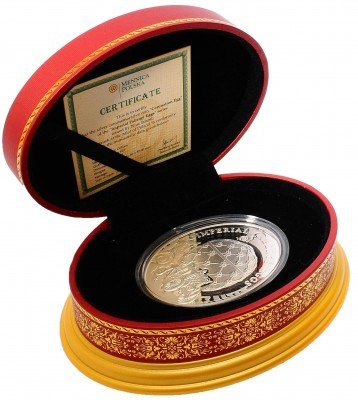 купить Остров Ниуэ 2 доллара 2010 "Яйца Фаберже. Коронационное яйцо", в футляре