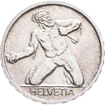 купить Швейцария 5 франков (francs) 1944 "500 лет Битве у Сент-Якоба"