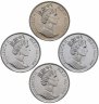 Купить Остров Мэн набор 4 монеты  1 крона (crown) 1998 Чемпионат мира по футболу 1998, Франция