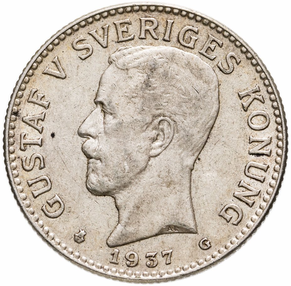 купить Швеция 2 кроны 1937