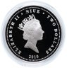 Купить Ниуэ 2 доллара 2010 набор из 4-х монет Proof "Старые советские автомобили -  Волга, ЗИМ, Победа, Москвич" в футляре с сертификатом
