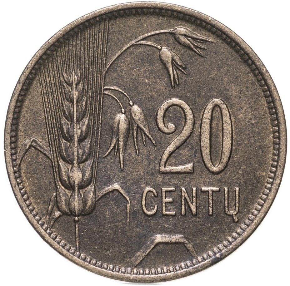 купить Литва 20 центов (cents) 1925