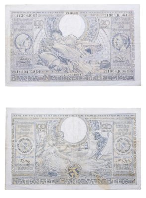 купить Бельгия 100 франков 1943