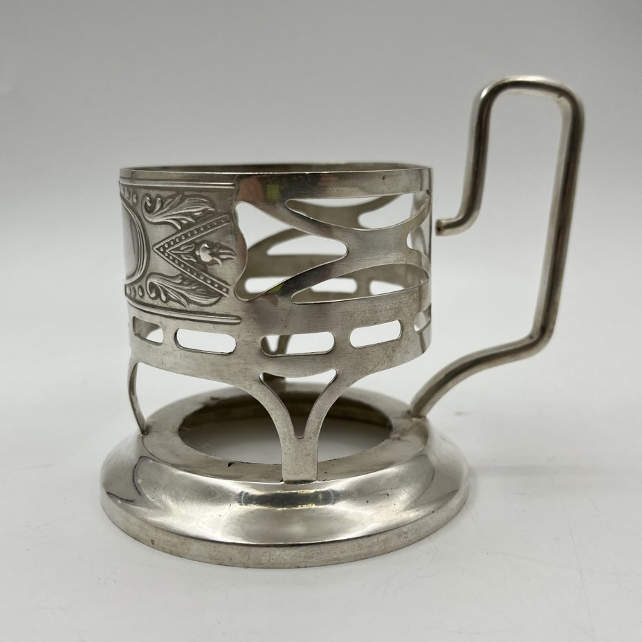 купить Подстаканник, мНЦ (медь-никель-цинк), Киевский завод столовых приборов и посуды им. Дзержинского (ЗiД, ЗиД), СССР, 1950-1962 гг.