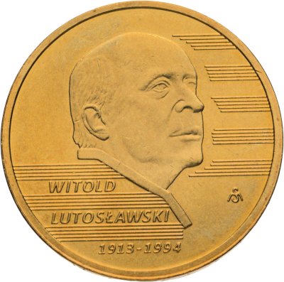 купить Польша 2 злотых 2013 "100 лет со дня рождения Витольда Лютославского"