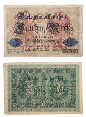 купить Германия 50 марок 1914