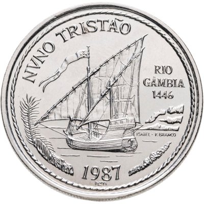 купить Португалия 100 эскудо (escudos) 1987 "Золотой век открытий - Нуну Триштан"