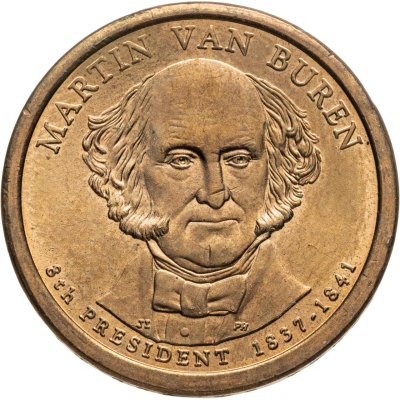купить США 1 доллар (dollar) 2008 "Мартин Ван Бюрен (8-й президент США)"