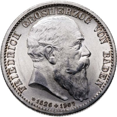 купить Германская Империя 2 марки (mark) 1907 "Смерть Фридриха I"