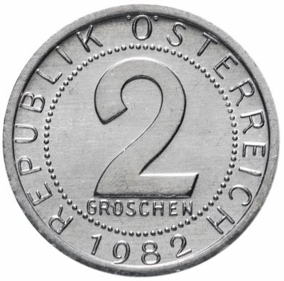 купить Австрия 2 гроша (groschen) 1982