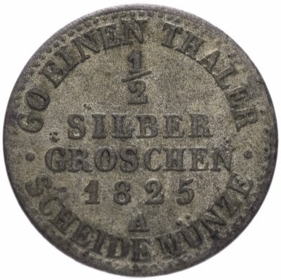 купить Пруссия 1/2 гроша 1825