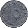 Купить Германия, Третий рейх 10 рейхс пфеннигов (reichspfennig) 1941 двор D
