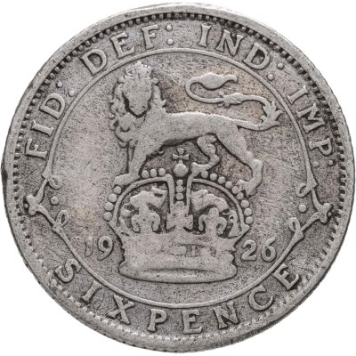 купить Великобритания 6 пенсов (pence) 1926