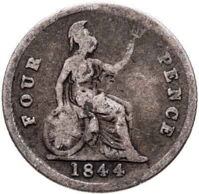 купить Великобритания 4 пенса (pence) 1844