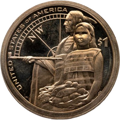 купить США 1 доллар (dollar) 2014 "Коренные Американцы - Гостеприимство индейцев", знак монетного двора: "S" - Сан-Франциско