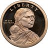 Купить США 1 доллар (dollar) 2014 "Коренные Американцы - Гостеприимство индейцев", знак монетного двора: "S" - Сан-Франциско