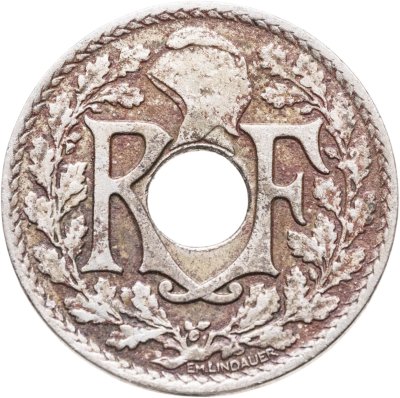 купить Франция 25 сантимов (centimes) 1921