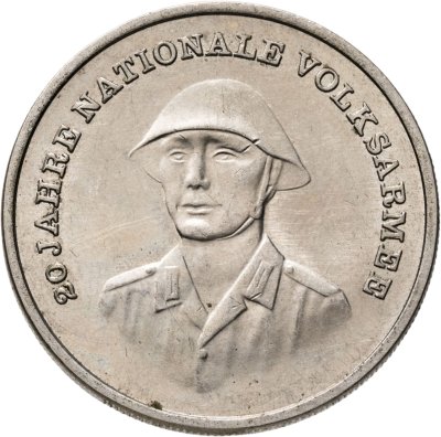 купить Германия (ГДР) 10 марок (mark) 1976 20 лет Национальной Народной Армии