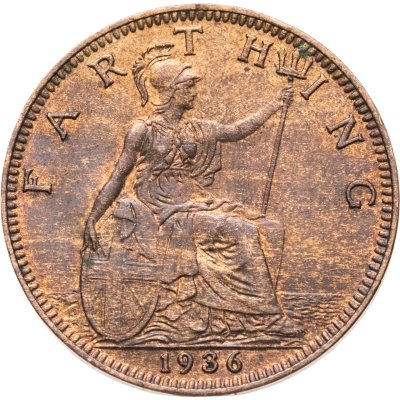 купить Великобритания 1 фартинг (farthing) 1936