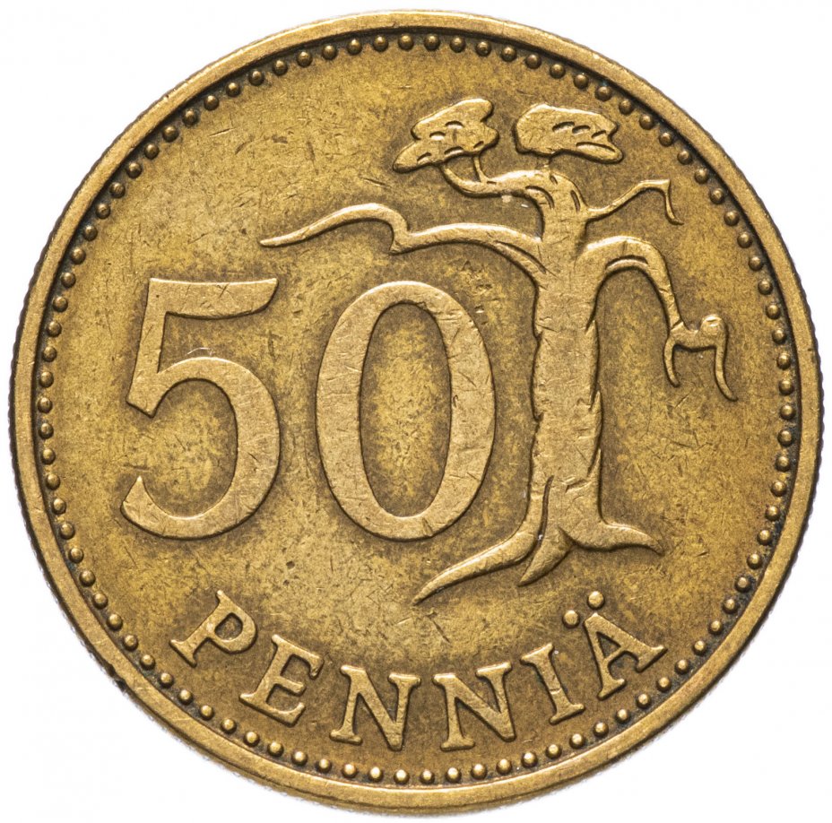 купить Финляндия 50 пенни случайный год 1963-1990