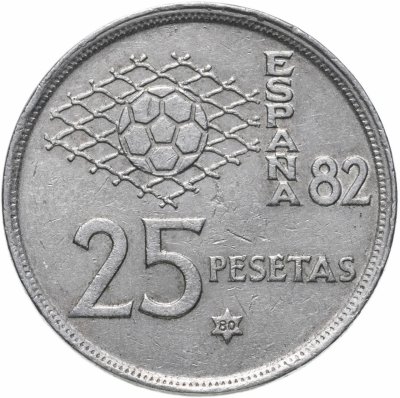 купить Испания 25 песет 1980