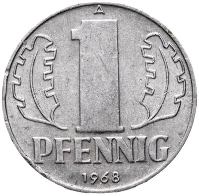 купить Германия (ГДР) 1 пфенниг 1968