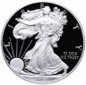 Купить США 1 доллар PROOF 2021 "Шагающая Свобода" в официальной коробке, орёл старого типа