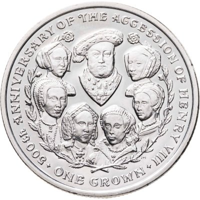 купить Остров Мэн 1 крона (crown) 2009 "500 лет вхождению на трон Генриха VIII"