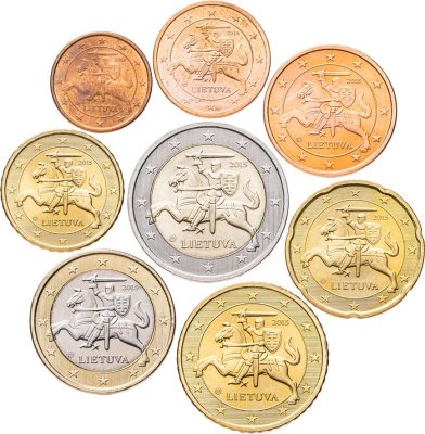 купить Литва набор из 8 монет 2015
