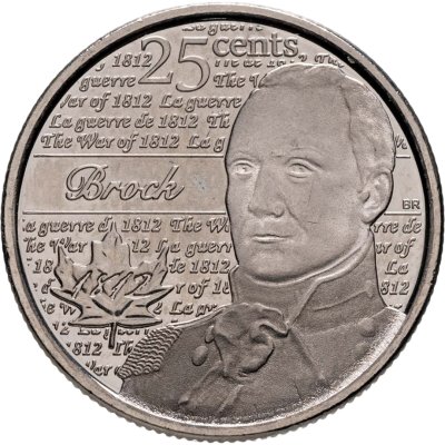 купить Канада 25 центов (cents) 2012 "Война 1812 года - Исаак Брок"