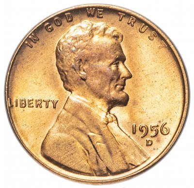 купить США 1 цент 1956 D